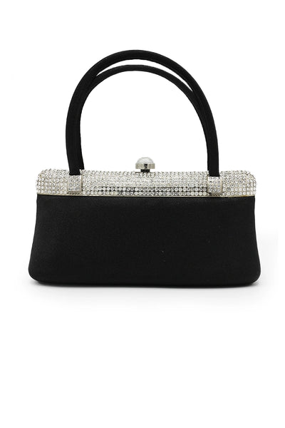 Pochette raso e strass