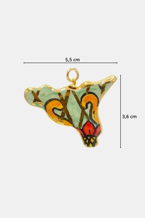 Ciondolo Sicilia grande | Leclaf Sicily