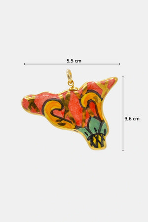 Ciondolo Sicilia grande | Leclaf Sicily