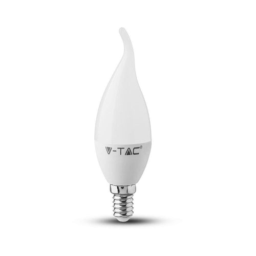 Lampadina LED Chip Samsung E14 5,5W Candela a Fiamma 6400K