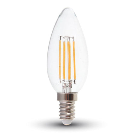 Lampadina LED E14 4W Candela Filamento 4000K