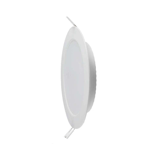 V-TAC PRO Mini Pannello LED Chip Samsung 18W Rotondo da Incasso Compatibile con Foro 200-205mm Colore Bianco 4000K