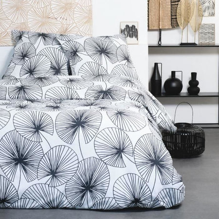 Set da letto - oggi Sunshine - 260x240cm - 2 persone - Cotone con stampa floreale