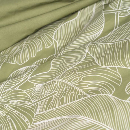 Set di letti - oggi Sunshine - 240x260 cm - 2 persone - Cotone con stampa floreale