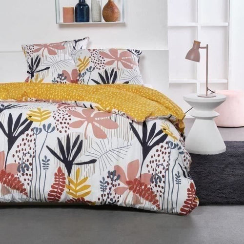 Set di letti - oggi Sunshine - 240x220 cm - 2 persone - Cotton con stampa floreale
