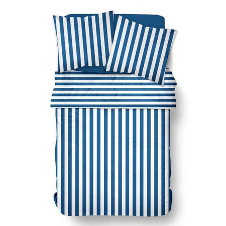 Set da letto - oggi Summer Stripes - 240x220 cm - 2 persone - Cotone Stampato Rushed