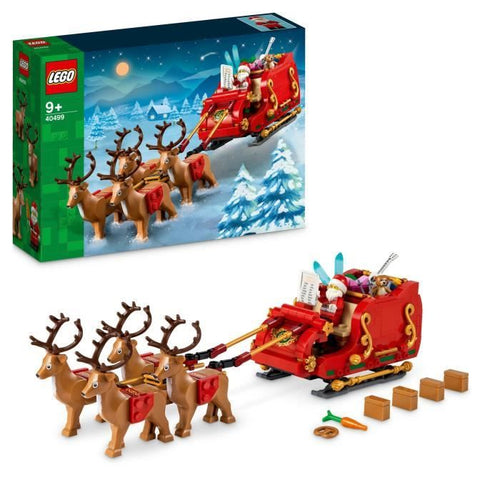 LEGO 40499 La slitta di Babbo Natale - Set da costruzione per bambini dai 9 anni in su