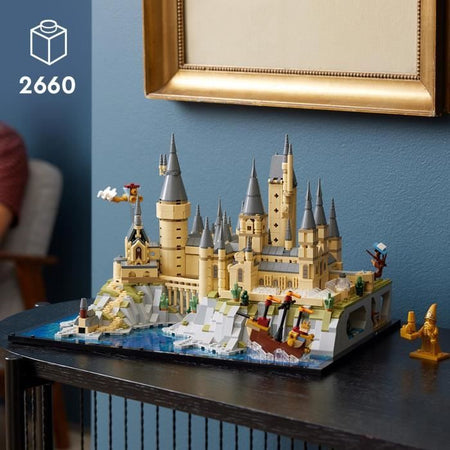 LEGO Harry Potter 76419 Castello e giardini di Hogwarts, kit modello da costruire per adulti, include luoghi iconici