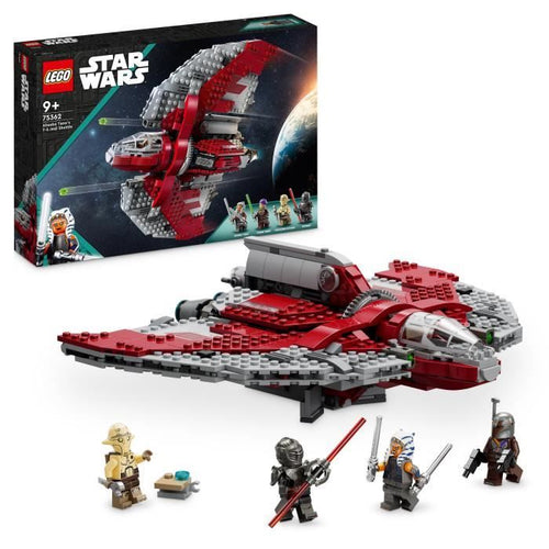 LEGO Star Wars Shuttle T-6 di Ahsoka Tano 75362, Nave Lancia-Bottoni, 4 Personaggi