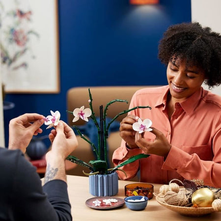 LEGO 10311 Le piante di orchidea con fiori artificiali da interni per la decorazione domestica, artigianato per adulti