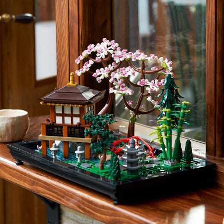 LEGO Icons 10315 Il Giardino pacifico, Kit di giardinaggio botanico Zen per adulti, Regalo per donne, uomini