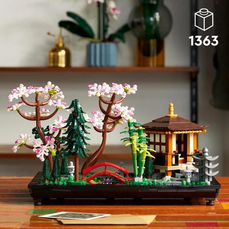 LEGO Icons 10315 Il Giardino pacifico, Kit di giardinaggio botanico Zen per adulti, Regalo per donne, uomini