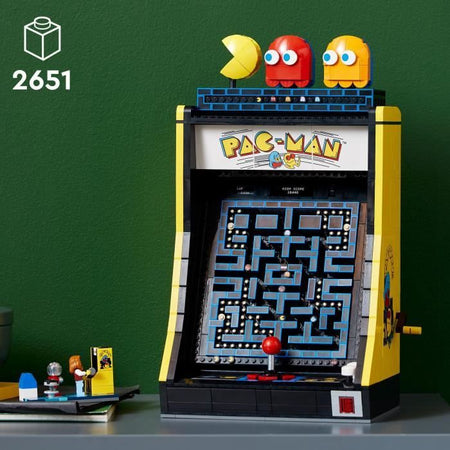 LEGO 10323 Icons PAC-MAN Gioco Arcade, Kit Modello da Costruire per Adulti, Macchina da Gioco con Personaggi