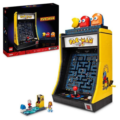 LEGO 10323 Icons PAC-MAN Gioco Arcade, Kit Modello da Costruire per Adulti, Macchina da Gioco con Personaggi