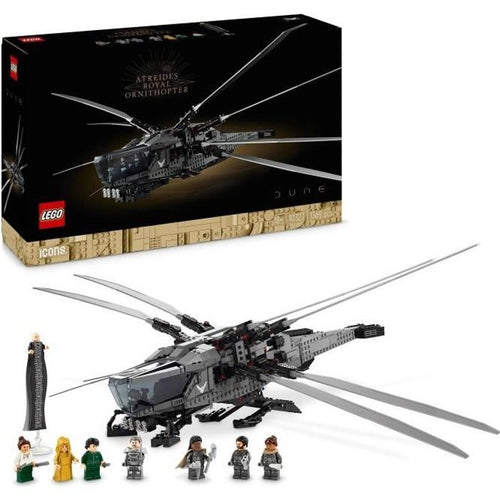 LEGO Icons Dune Atreides Royal Ornithopter, set da collezione per adulti, idea regalo per donne, uomini e amanti del cinema