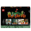 LEGO Icons 10329 Piante in miniatura, Collezione botanica 9 Piante artificiali con fiori, Decorazioni per la casa