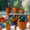 LEGO Icons 10329 Piante in miniatura, Collezione botanica 9 Piante artificiali con fiori, Decorazioni per la casa