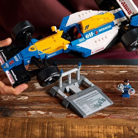 LEGO Icons 10353 Williams Racing FW14B e Nigel Mansell - Auto da corsa di F1 per adulti