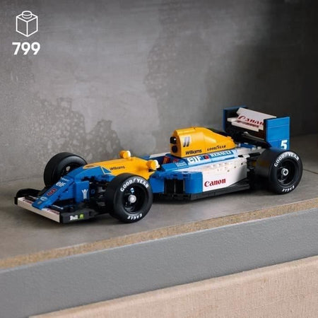 LEGO Icons 10353 Williams Racing FW14B e Nigel Mansell - Auto da corsa di F1 per adulti