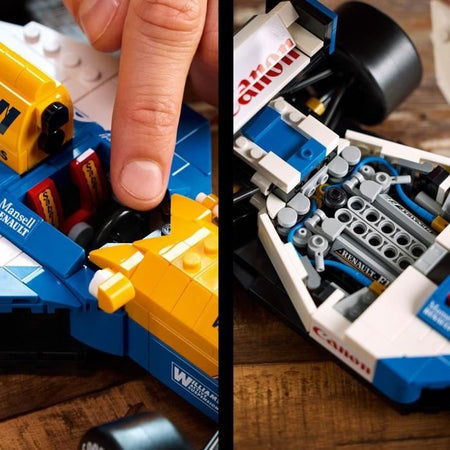 LEGO Icons 10353 Williams Racing FW14B e Nigel Mansell - Auto da corsa di F1 per adulti