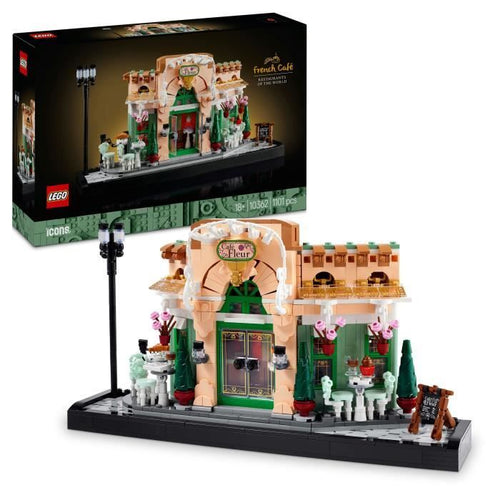 LEGO Icons 10362 French Cafe - Decorazione scaffale parigino - Set per adulti
