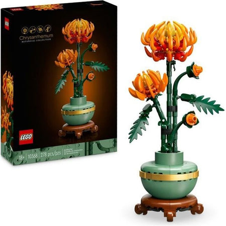 LEGO Icons 10368 Il Crisantemo - Set di decorazioni floreali costruibili per adulti