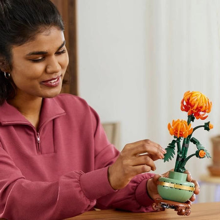 LEGO Icons 10368 Il Crisantemo - Set di decorazioni floreali costruibili per adulti