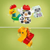 LEGO DUPLO Il mio primo treno degli animali 10412, giocattolo con ruote per bambini, animali creativi da costruire