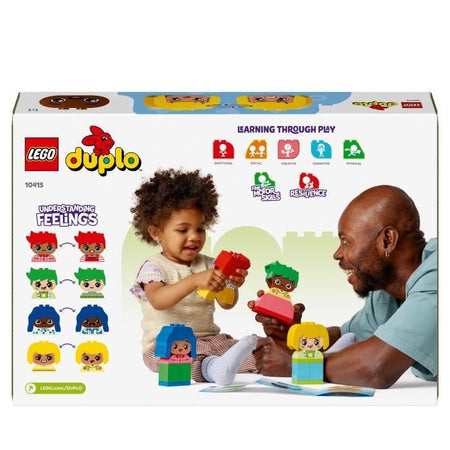 LEGO DUPLO Le mie prime forti emozioni e grandi sentimenti 10415, Giocattolo per neonati, 23 mattoncini colorati e 4 personaggi