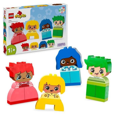 LEGO DUPLO Le mie prime forti emozioni e grandi sentimenti 10415, Giocattolo per neonati, 23 mattoncini colorati e 4 personaggi