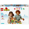 LEGO DUPLO La Mia Città La Cura degli Animali della Fattoria, Giocattolo Educativo per Neonati, Casa, Minifigure di Cavalli, 10416