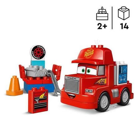 LEGO DUPLO  10417 Disney e Pixar Cars Mack Race, giocattolo con ruote per bambini