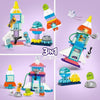 LEGO DUPLO Avventura sullo Space Shuttle 3-in-1, Giocattolo costruibile per razzi, Gioco educativo, 10422