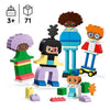 LEGO DUPLO My Town 10423 Personaggi da costruire con diverse emozioni, Giocattolo con 71 Mattoncini con 5 Personaggi