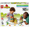 LEGO DUPLO My Town 10427 Treno delle avventure interattivo - Giocattoli per l'apprendimento precoce per bambini di 2 anni