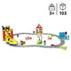 LEGO DUPLO My Town 10428 Il grande treno interattivo della comunità - Giocattoli per l'apprendimento precoce 3 anni