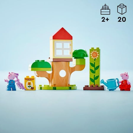 LEGO DUPLO 10431 Il giardino e la casa sull'albero di Peppa Pig - Giocattolo creativo