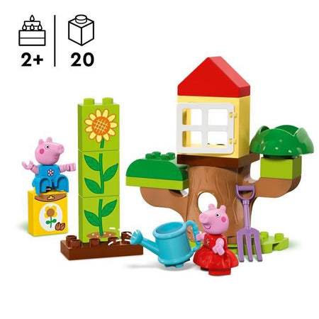 LEGO DUPLO 10431 Il giardino e la casa sull'albero di Peppa Pig - Giocattolo creativo