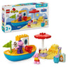 LEGO DUPLO 10432 Gita in barca di Peppa Pig - Set da gioco per il bagnetto dei bambini