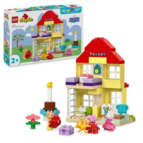 LEGO DUPLO 10433 Festa di compleanno di Peppa Pig - Giocattolo costruibile per bambini di 2 anni