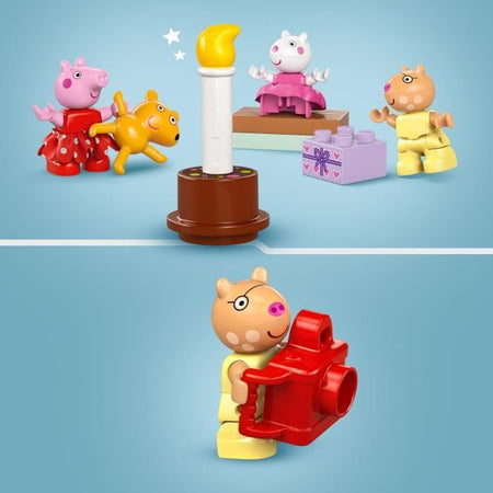 LEGO DUPLO 10433 Festa di compleanno di Peppa Pig - Giocattolo costruibile per bambini di 2 anni