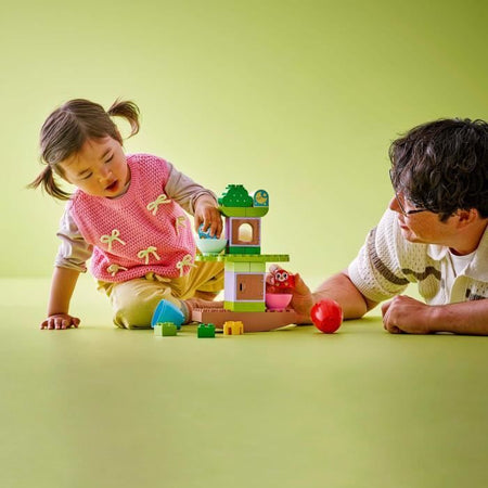 LEGO DUPLO Il mio primo albero oscillante e impilabile 10440 - Giocattolo interattivo per neonati