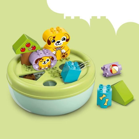 LEGO DUPLO My First 10441 Shape Sorter: Casa dei cuccioli - Gioco di sviluppo precoce per bambini dai 18 mesi