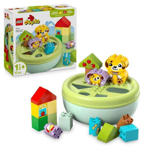 LEGO DUPLO My First 10441 Shape Sorter: Casa dei cuccioli - Gioco di sviluppo precoce per bambini dai 18 mesi