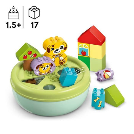 LEGO DUPLO My First 10441 Shape Sorter: Casa dei cuccioli - Gioco di sviluppo precoce per bambini dai 18 mesi