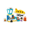 LEGO DUPLO My Town 10443 Prima volta in aeroporto - Giocattolo da costruzione per bambini dai 2 anni in su