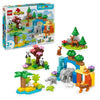 LEGO DUPLO My Town 10446 Famiglie di animali selvatici 3 in 1 - Giochi di apprendimento precoce con gli animali