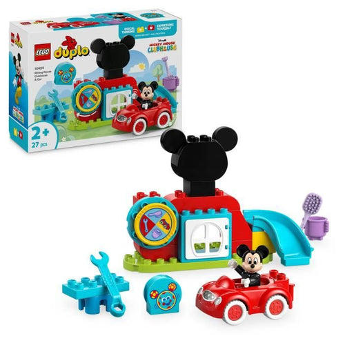 LEGO DUPLO Disney 10454 Casa e macchina di Topolino - Gioco di costruzione 2 anni