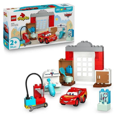 LEGO DUPLO  Disney e Pixar Cars 10456 La visita di McQueen al garage di Doc - Gioco per 2 anni