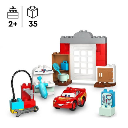 LEGO DUPLO  Disney e Pixar Cars 10456 La visita di McQueen al garage di Doc - Gioco per 2 anni
